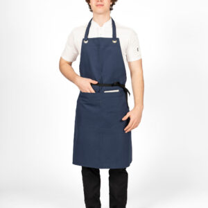 DP114 Dennys Canvas Bib Apron With Pocket