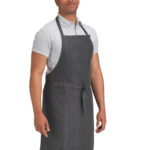 DP112 Dennys Cross Dyed Denim Bib Apron