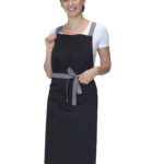 DP130 Dennys Cross Back Bib Apron